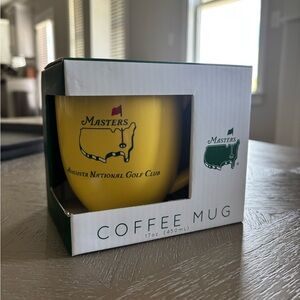NIB 2025 Masters Golf Yellow Coffee Mug